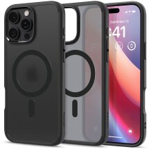 Защитный чехол Spigen (SGP) Ultra Hybrid (MagFit) для Apple iPhone 16 Pro - Frost Black: фото 1 из 13