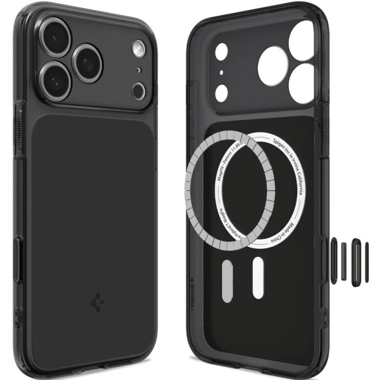 Захисний чохол Spigen Ultra Hybrid T MagFit для iPhone 18 Pro (ACS12171) - Matte Black (440107MB) Захисний чохол Spigen Ultra Hybrid T MagFit для iPhone 18 Pro (ACS12171) - Matte Black: фото 2 з 14