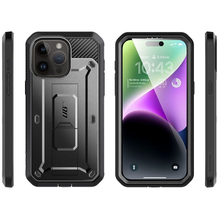 Защитный чехол Supcase Unicorn Beetle Pro Rugged Case для Apple iPhone 15 Pro Max - Black: фото 4 из 10
