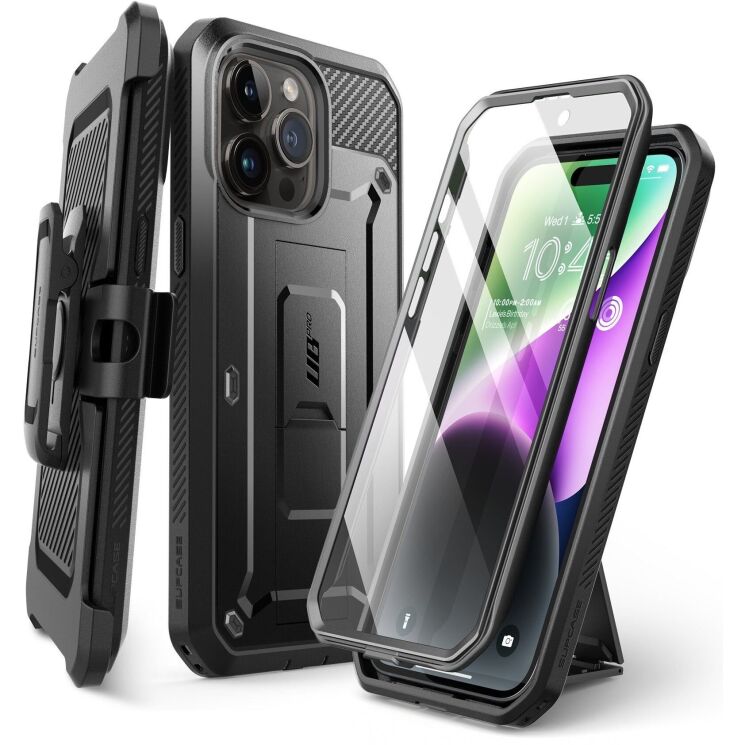 Защитный чехол Supcase Unicorn Beetle Pro Rugged Case для Apple iPhone 15 Pro Max - Black: фото 1 из 10