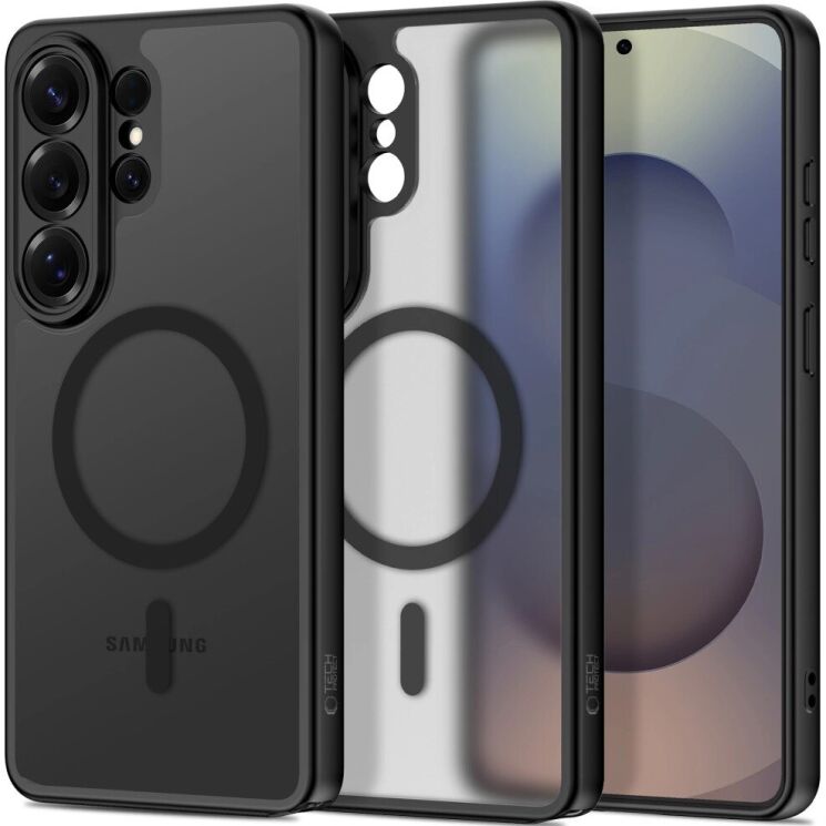 Защитный чехол Tech-Protect BasicMag MagSafe для Samsung Galaxy S26 Ultra (S948) - Matte Black: фото 1 из 6