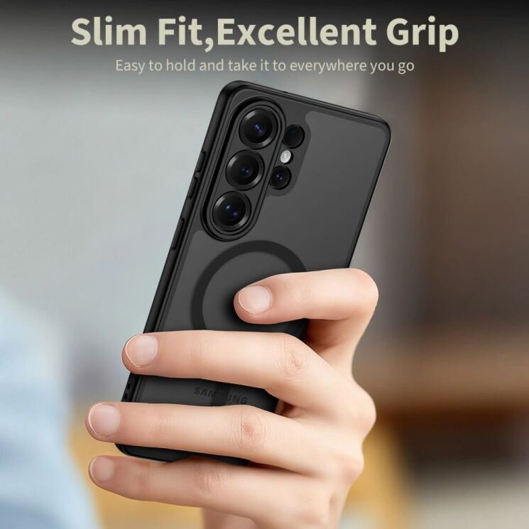 Защитный чехол Tech-Protect BasicMag MagSafe для Samsung Galaxy S26 Ultra (S948) - Matte Black: фото 5 из 6