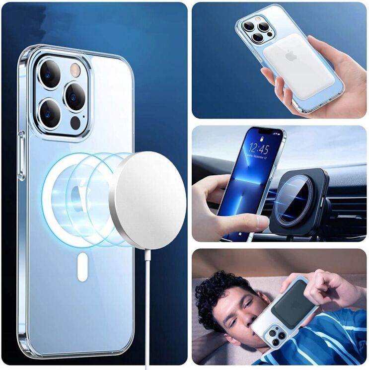 Защитный чехол Tech-Protect FlexAir Hybrid MagSafe для Samsung Galaxy S23 (S911) - Clear: фото 3 из 4