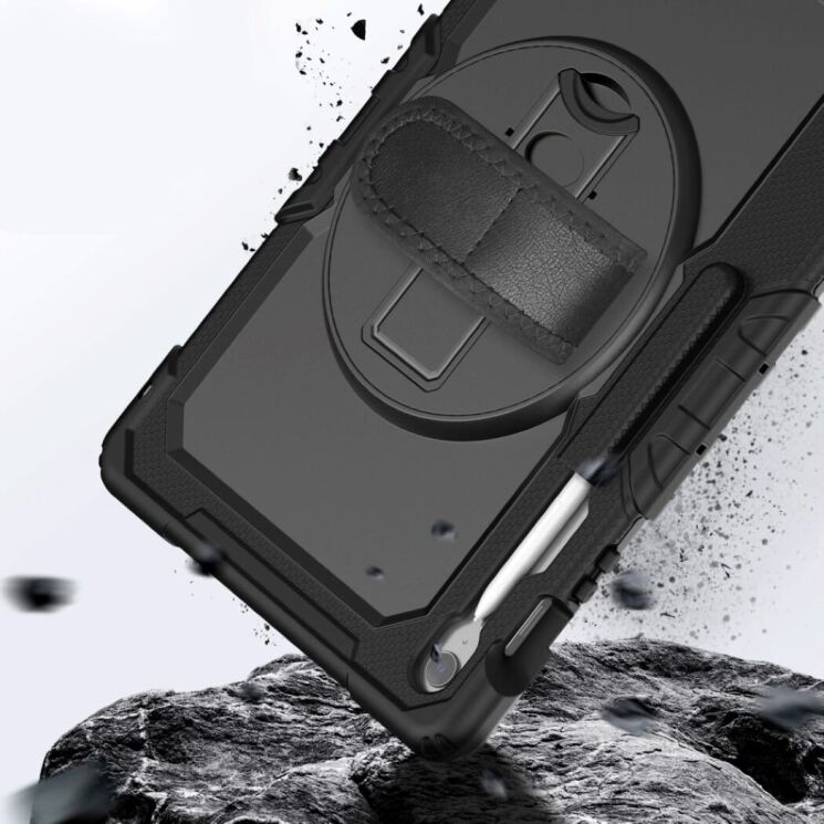 Захисний чохол Tech-Protect Solid 360 для Samsung Galaxy Tab S10 FE Plus - Black: фото 5 з 8