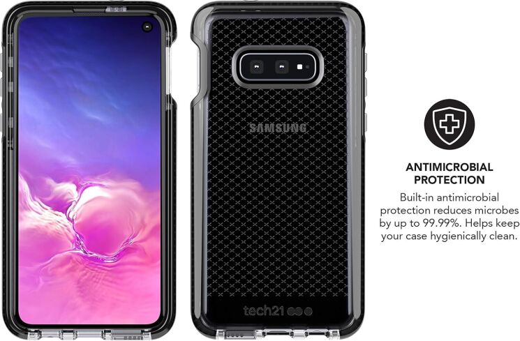 Защитный чехол Tech21 Evo Check для Samsung Galaxy S10e (G970) T21-6898 - Black: фото 9 из 11