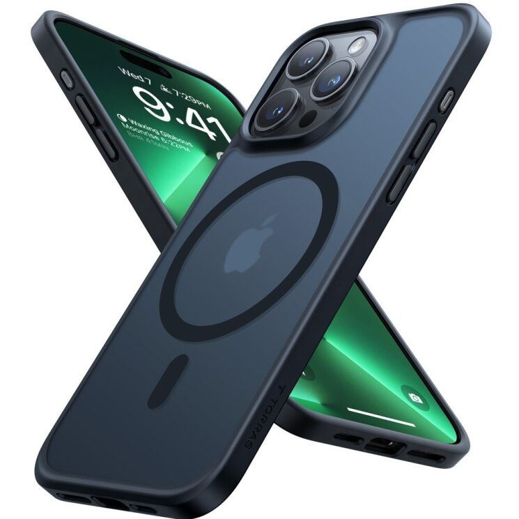Захисний чохол TORRAS Guardian-Mag (with MagSafe) для iPhone 15 Pro Max - Black: фото 1 з 6