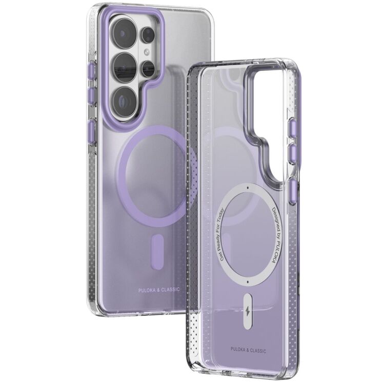 Защитный чехол (TPU+PC) Puloka Resplendent with Magnetic Fit для Samsung Galaxy S26 Ultra (S948) - Purple (408577V) Защитный чехол (TPU+PC) Puloka Resplendent with Magnetic Fit для Samsung Galaxy S26 Ultra (S948) - Purple: фото 2 из 4
