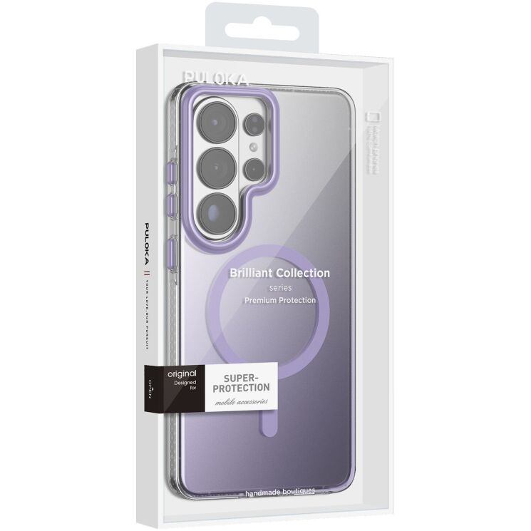 Защитный чехол (TPU+PC) Puloka Resplendent with Magnetic Fit для Samsung Galaxy S26 Ultra (S948) - Purple (408577V) Защитный чехол (TPU+PC) Puloka Resplendent with Magnetic Fit для Samsung Galaxy S26 Ultra (S948) - Purple: фото 4 из 4