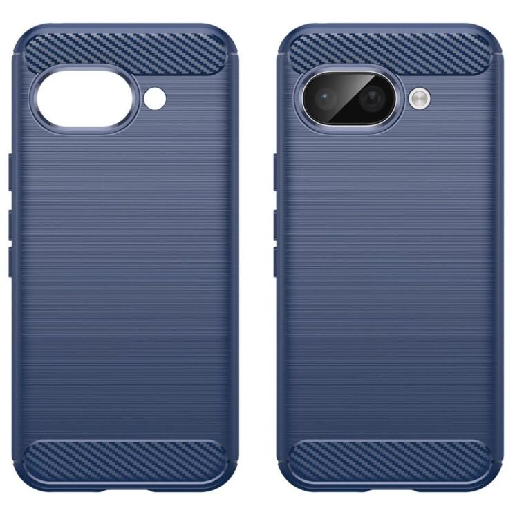 Защитный чехол UniCase Carbon для Google Pixel 9a - Blue: фото 2 из 8