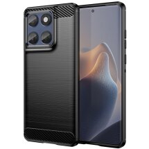 Защитный чехол UniCase Carbon для Motorola Edge 60 / Edge 60 Fusion - Black: фото 1 из 12