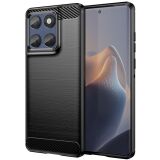 Защитный чехол UniCase Carbon для Motorola Edge 60 / Edge 60 Fusion - Black: фото 1 из 12