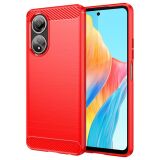 Захисний чохол UniCase Carbon для OPPO A58 - Red (337906R)