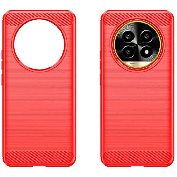 Защитный чехол UniCase Carbon для Realme 13 Pro / 13 Pro Plus - Red: фото 2 из 12