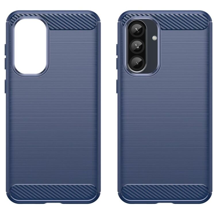 Защитный чехол UniCase Carbon для Samsung Galaxy A36 (A366) / A56 (A566) - Blue: фото 2 из 8
