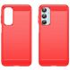 Захисний чохол UniCase Carbon для Samsung Galaxy M35 (M356) - Red (355714R). Фото 2 з 8