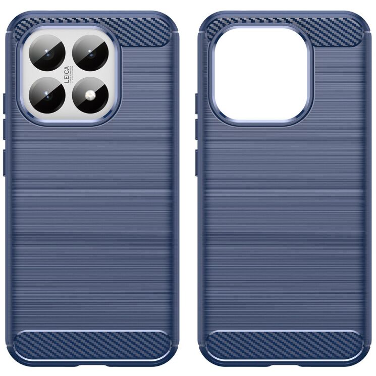 Захисний чохол UniCase Carbon для Xiaomi 15T - Blue: фото 2 з 8