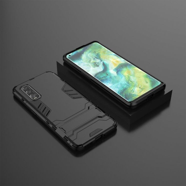 Защитный чехол UniCase Hybrid для OPPO Find X2 - Black: фото 8 из 9