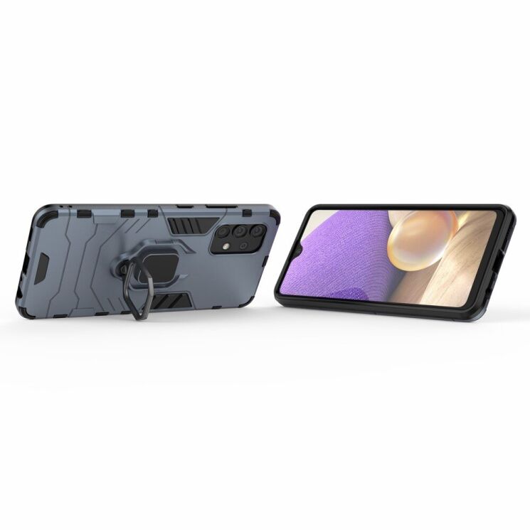 Защитный чехол Deexe Hybrid Case для Samsung Galaxy A32 (А325) - Blue: фото 3 из 7