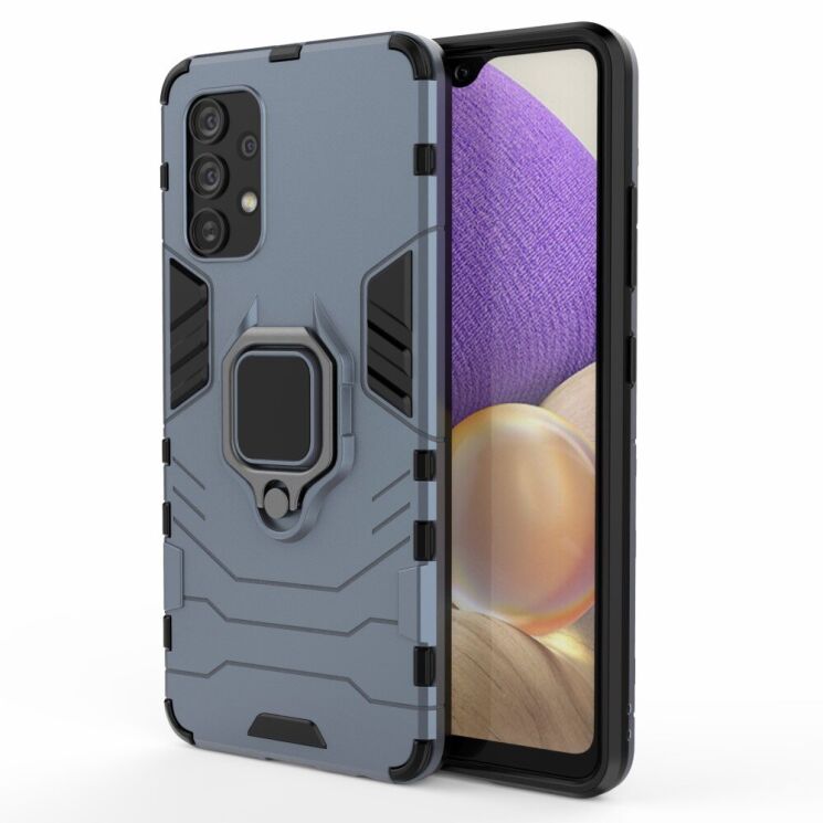 Защитный чехол Deexe Hybrid Case для Samsung Galaxy A32 (А325) - Blue: фото 2 из 7
