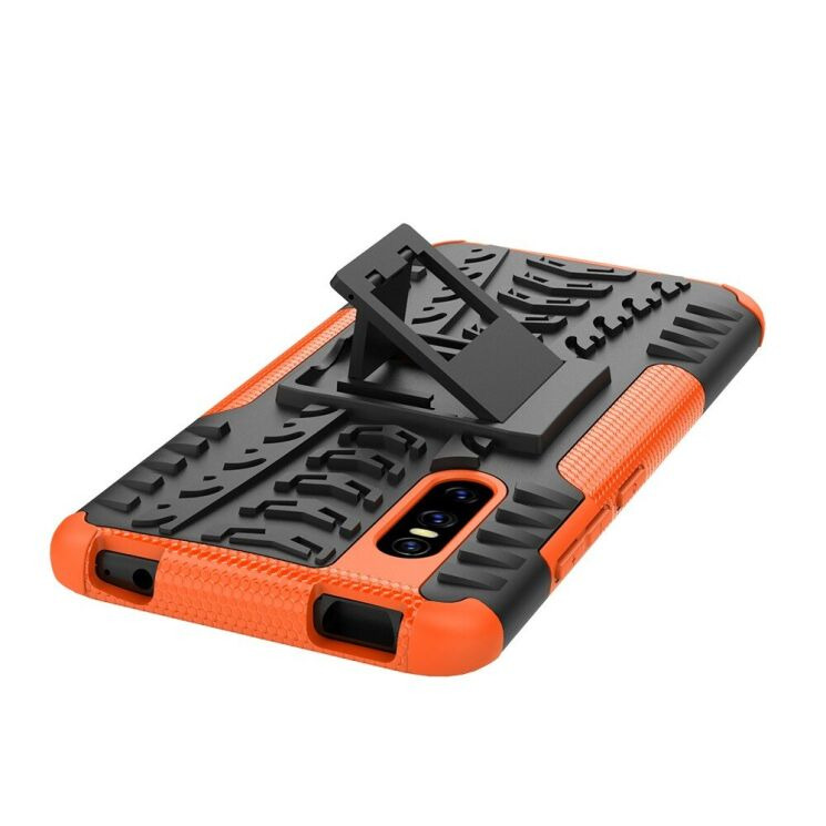 Противоударный чехол UniCase Hybrid X для VIVO V15 Pro - Orange: фото 6 из 15