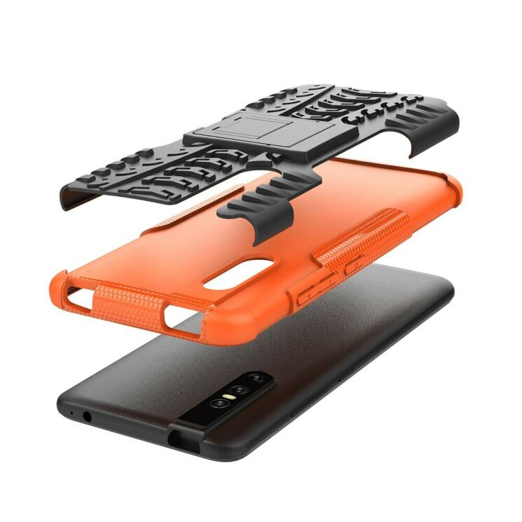 Противоударный чехол UniCase Hybrid X для VIVO V15 Pro - Orange: фото 5 из 15