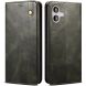 Захисний чохол UniCase Leather Wallet для Apple iPhone 17 - Green (387261G). Фото 1 з 10