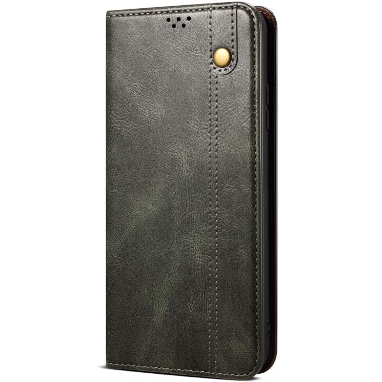 Захисний чохол UniCase Leather Wallet для Apple iPhone 17 - Green: фото 4 з 10