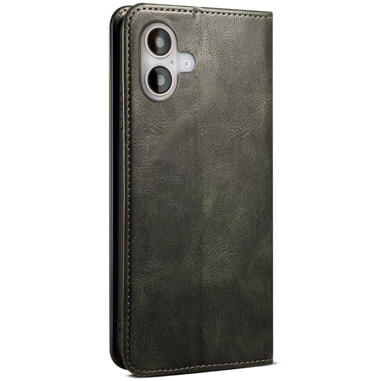 Захисний чохол UniCase Leather Wallet для Apple iPhone 17 - Green: фото 5 з 10