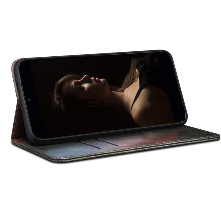 Чехол-книжка с кармашками UniCase Leather Wallet для Huawei Nova 9 SE - Green: фото 7 из 10