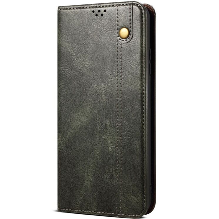 Чехол-книжка с кармашками UniCase Leather Wallet для Huawei Nova 9 SE - Green: фото 2 из 10