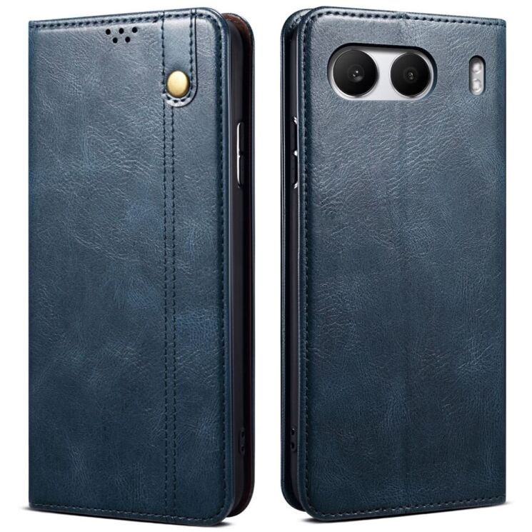 Защитный чехол UniCase Leather Wallet для OnePlus Nord 4 - Blue: фото 1 из 7