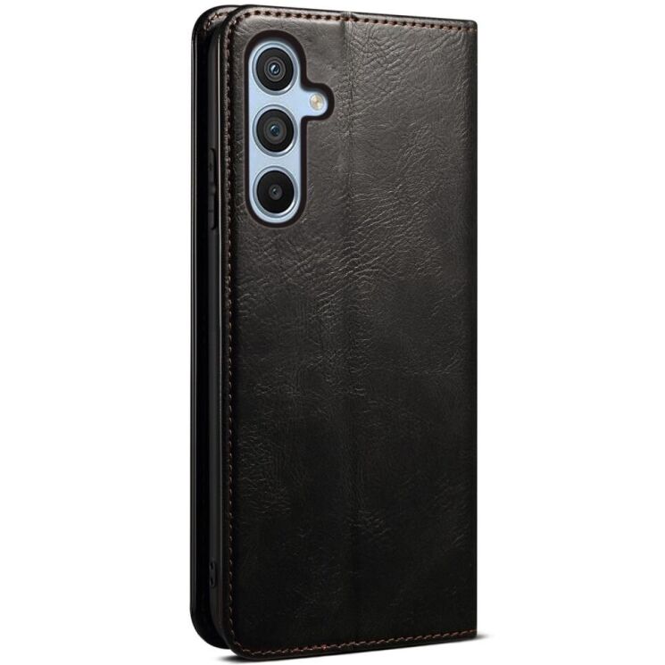 Защитный чехол UniCase Leather Wallet для Samsung Galaxy A05s (A057) - Black: фото 6 из 6