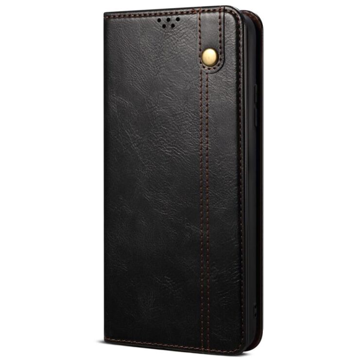 Защитный чехол UniCase Leather Wallet для Samsung Galaxy A05s (A057) - Black: фото 5 из 6