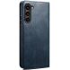 Защитный чехол UniCase Leather Wallet для Samsung Galaxy S24 - Blue (343504L). Фото 7 из 8
