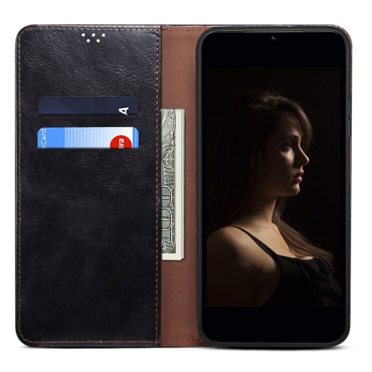 Защитный чехол UniCase Leather Wallet для Xiaomi 14 Pro - Black: фото 2 из 7