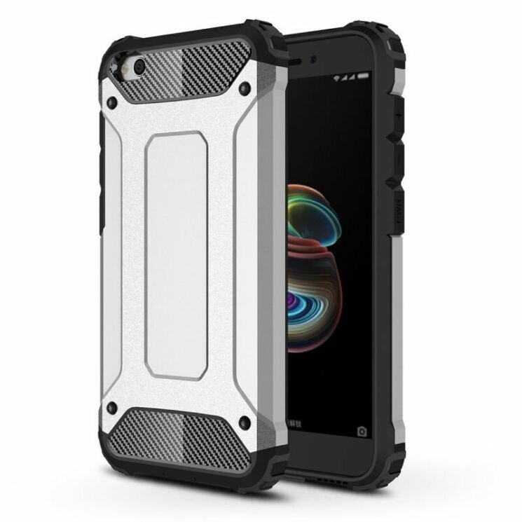 Захисний чохол UniCase Rugged Guard для Xiaomi Redmi Go - Silver: фото 1 з 1