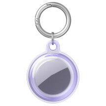 Защитный чехол UniCase Soft Case для Apple AirTags - Transparent Purple: фото 1 из 2