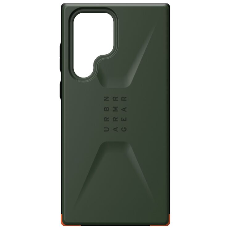 Захисний чохол URBAN ARMOR GEAR (UAG) Civilian для Samsung Galaxy S22 Ultra (S908) - Olive: фото 6 з 11