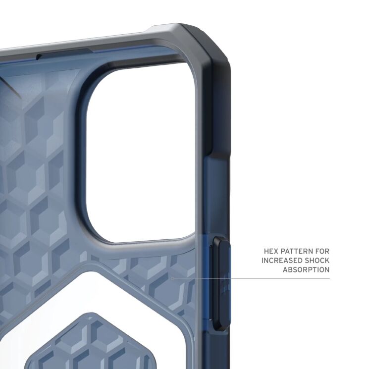 Захисний чохол URBAN ARMOR GEAR (UAG) Essential Armor MagSafe для Apple iPhone 16 Pro - Cloud Blue: фото 10 з 11