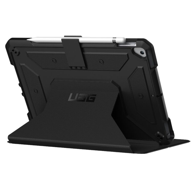 Защитный чехол URBAN ARMOR GEAR (UAG) Metropolis (FT) для Apple iPad 10.2 (2019/2020/2021) - Black: фото 5 из 12