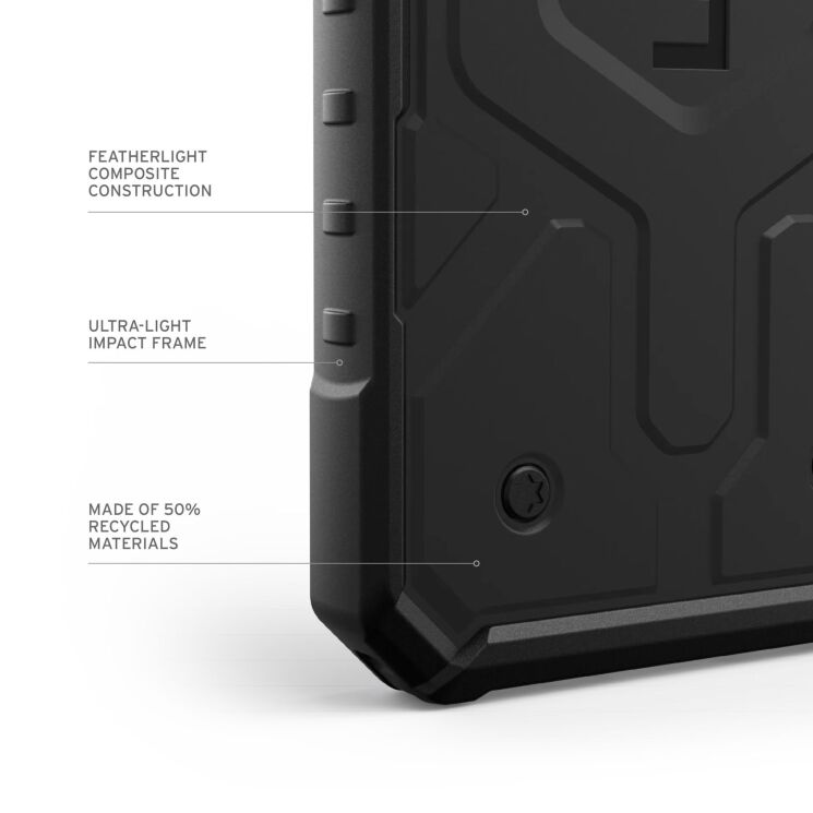 Защитный чехол URBAN ARMOR GEAR (UAG) Pathfinder Pro для Google Pixel 9 Pro - Black: фото 11 из 14