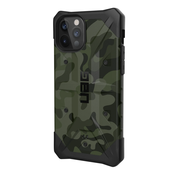Защитный чехол URBAN ARMOR GEAR (UAG) Pathfinder SE для Apple iPhone 12 / iPhone 12 Pro - Forest Camo: фото 3 из 9