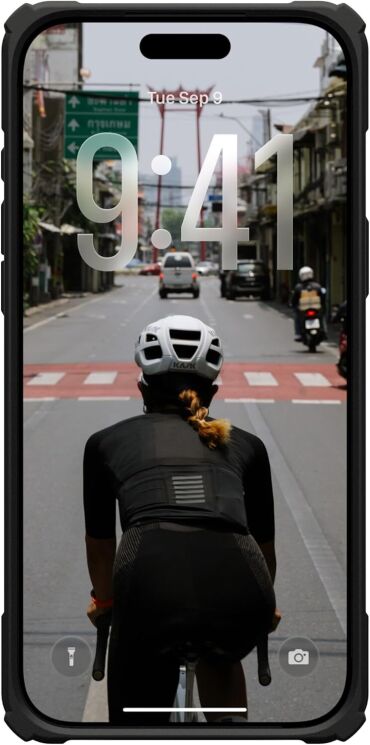 Захисний чохол URBAN ARMOR GEAR (UAG) Plasma XTE MagSafe для Apple iPhone 17 Pro Max (11452811404G) - Black / Clear: фото 3 з 7