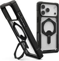 Захисний чохол URBAN ARMOR GEAR (UAG) Plasma XTE MagSafe для Apple iPhone 17 Pro Max (11452811404G) - Black / Clear: фото 1 з 7