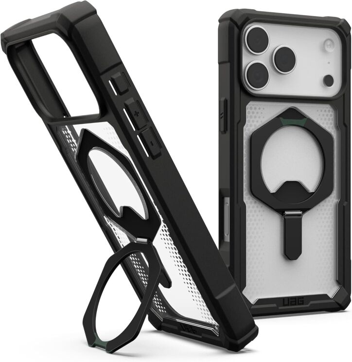 Захисний чохол URBAN ARMOR GEAR (UAG) Plasma XTE MagSafe для Apple iPhone 17 Pro Max (11452811404G) - Black / Clear: фото 1 з 7