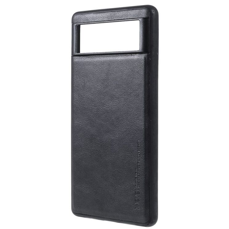 Защитный чехол X-LEVEL Leather Back Cover для Google Pixel 6 - Black: фото 2 из 9
