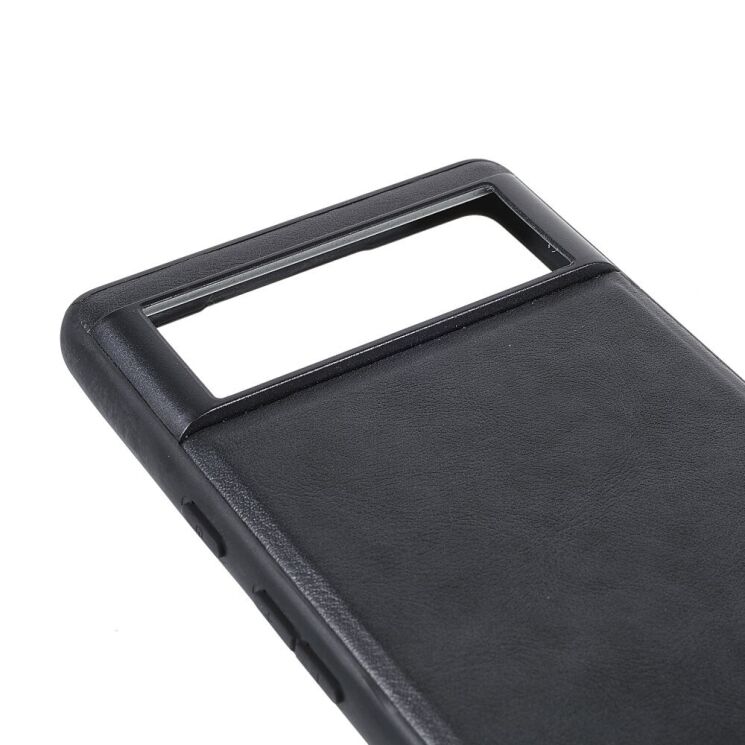 Защитный чехол X-LEVEL Leather Back Cover для Google Pixel 6 - Black: фото 6 из 9