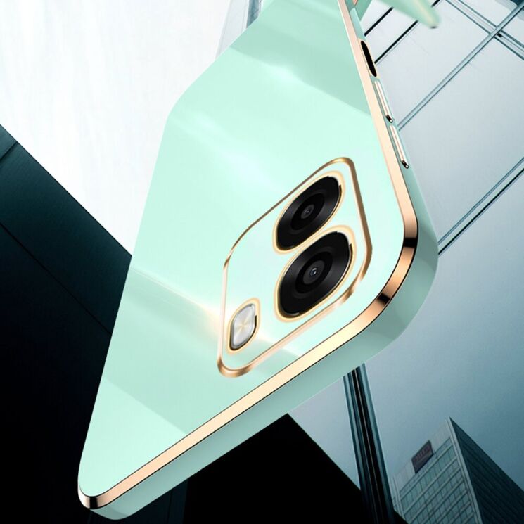 Защитный чехол XINLI Porcelain Design для OPPO A6x - Cyan: фото 3 из 6