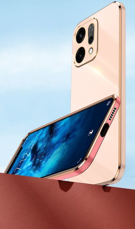 Захисний чохол XINLI Porcelain Design для OPPO Reno 14 5G - Black: фото 8 з 9