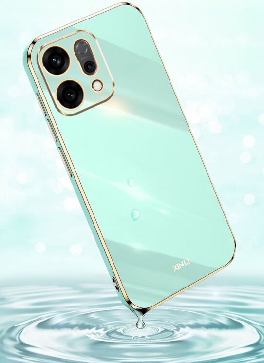 Захисний чохол XINLI Porcelain Design для OPPO Reno 14 5G - Black: фото 7 з 9